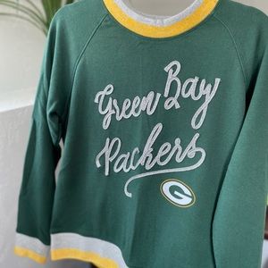 Shimmery Green Bay Packers sweatshirt